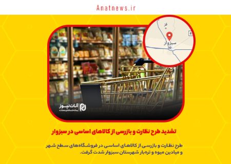 تشدید طرح نظارت و بازرسی از کالاهای اساسی در سبزوار