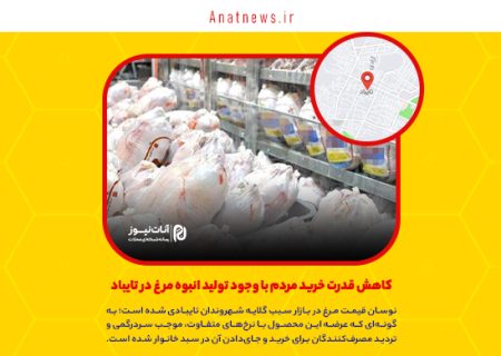کاهش قدرت خرید مردم با وجود تولید انبوه مرغ در تایباد