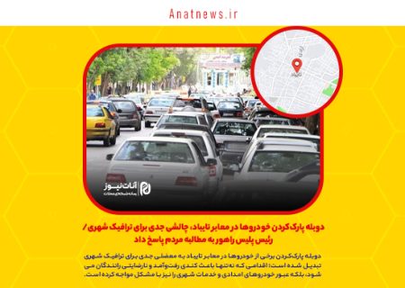 دوبله پارک‌کردن خودروها در معابر تایباد، چالشی جدی برای ترافیک شهری/ رئیس پلیس راهور به مطالبه مردم پاسخ داد