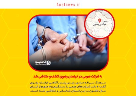 ۹ شرکت هرمی در خراسان رضوی کشف و متلاشی شد