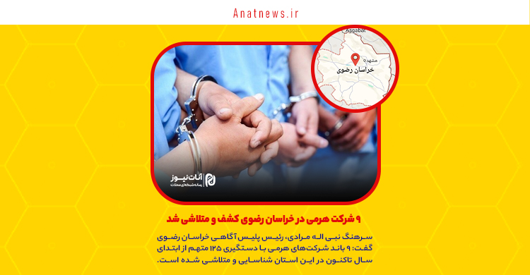 ۹ شرکت هرمی در خراسان رضوی کشف و متلاشی شد